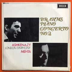 Brahms, Ashkenazy, London Symphony, Mehta / Piano Concerto No. 2, LP