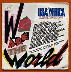 USA For Africa / We Are The World, 45'lik