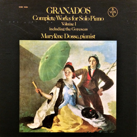 Granados / Complete Works For Solo Piano Volume I, 3 LP Box