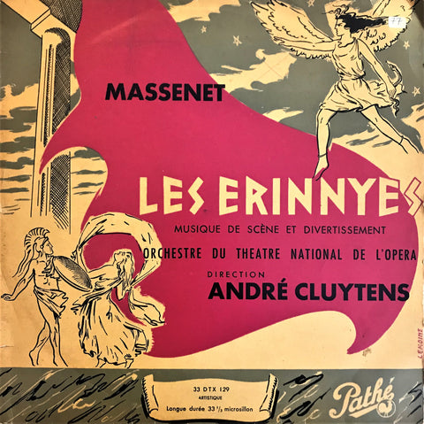 Massenet, Cluytens / Les Erinnyes, LP