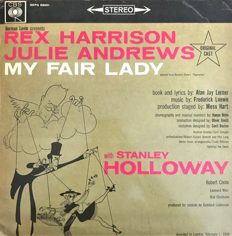 Rex Harrison & Jelie Andreews / from the musical "My Fair Lady", LP